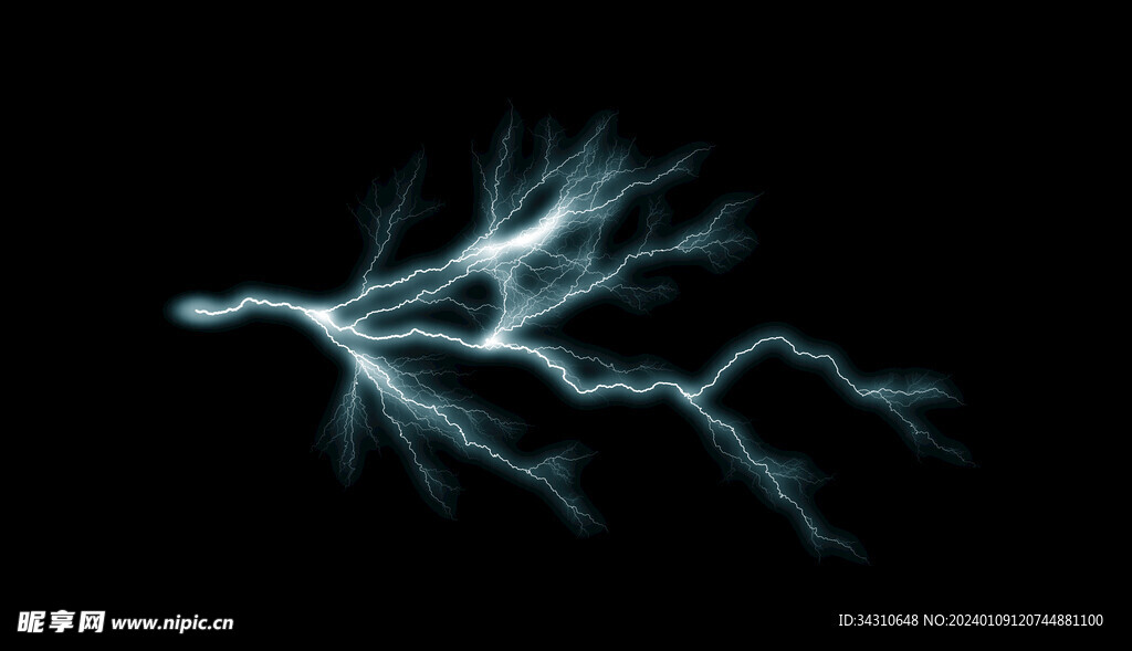 闪电闪光电流光效电闪雷鸣雷电