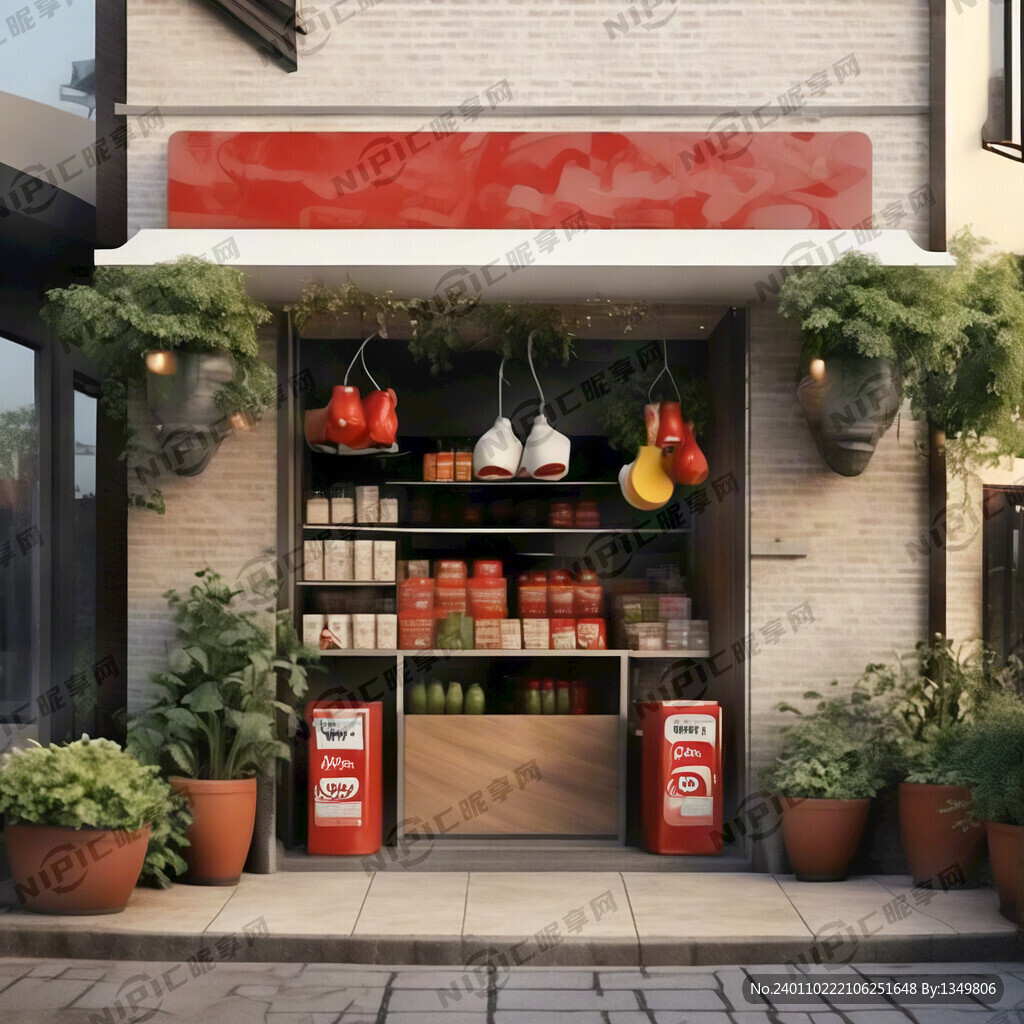 叮咚买菜门头效果图