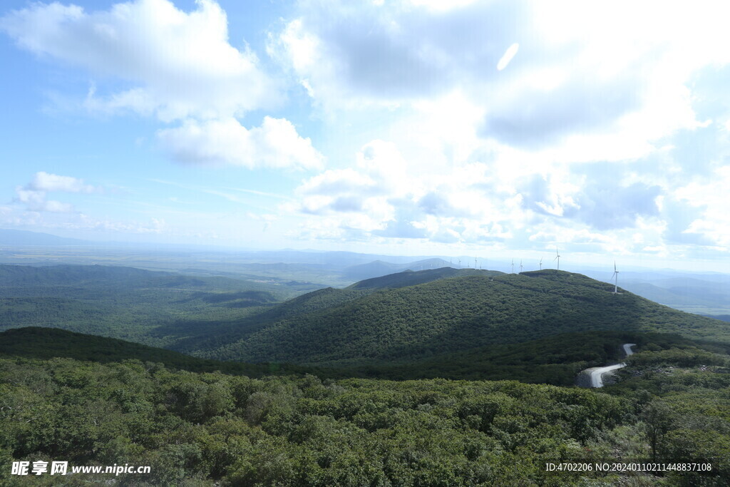 北方 森林 天空 云朵 辽阔 