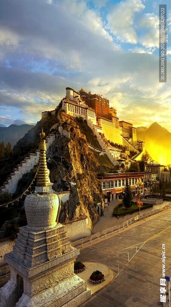 高清拍摄竖屏风景素材