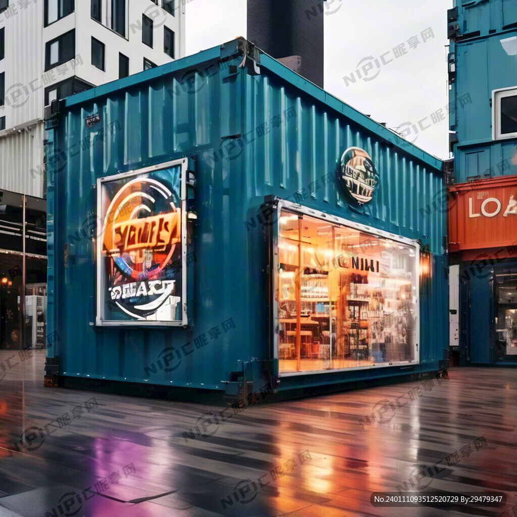 一个特殊的商业广场的商标