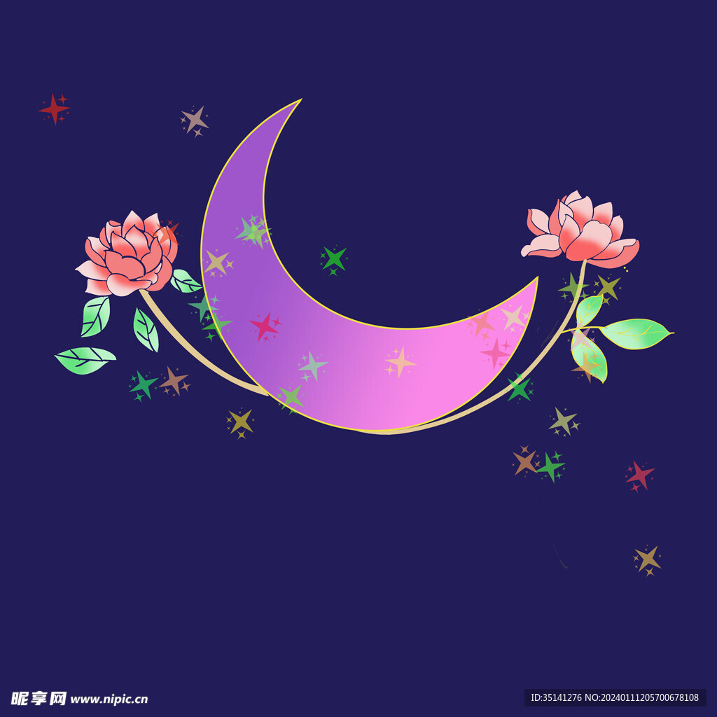 花开月亮设计