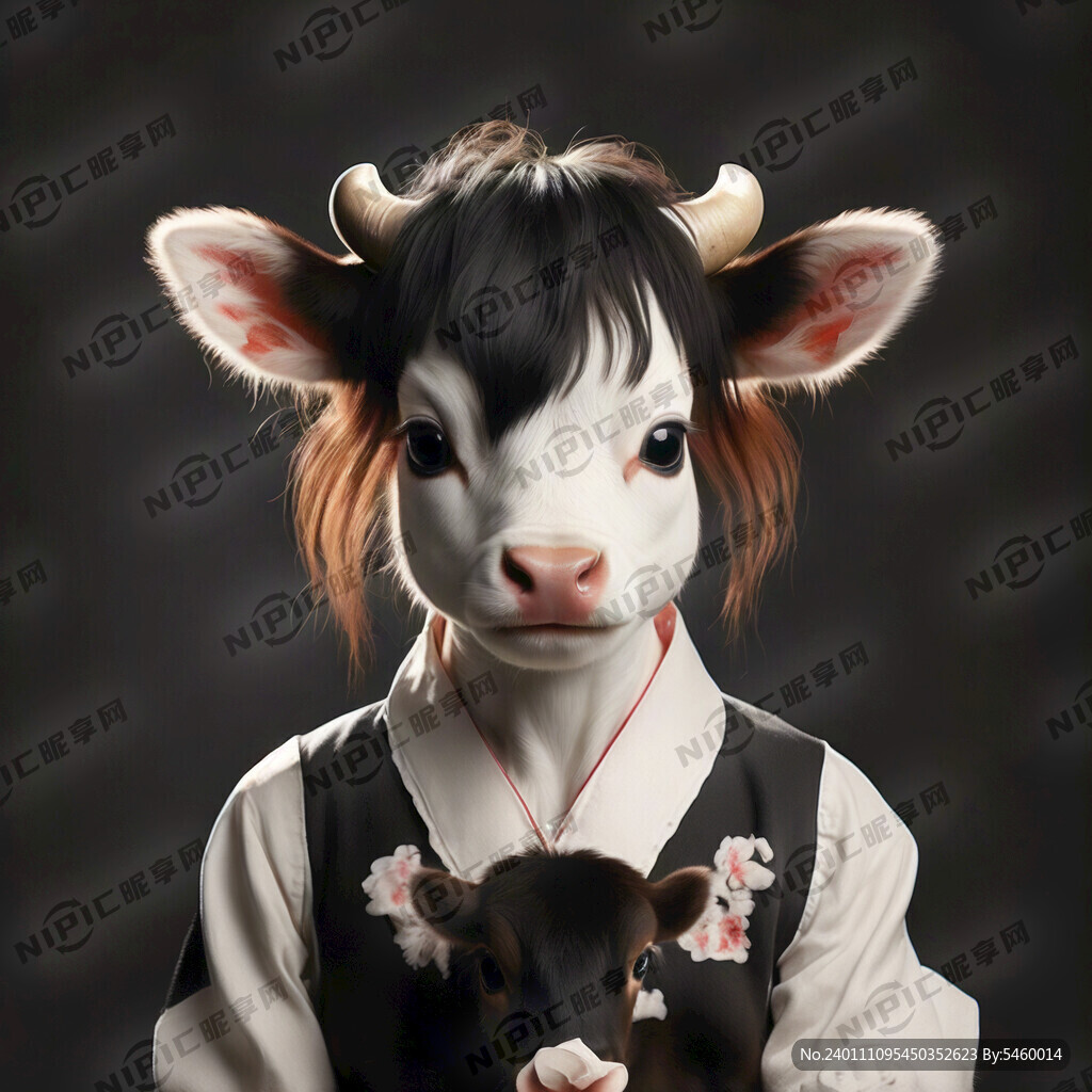 犊牛 可爱 活跃 喜感