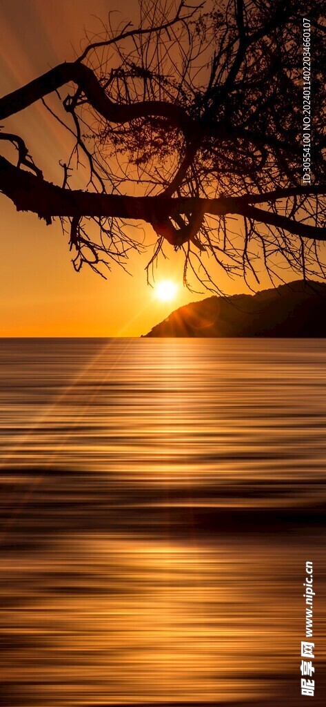 日出日落夕阳西下图片