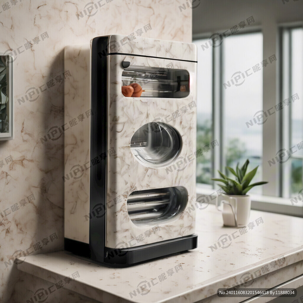 创造一个壁挂式饮水机的使用场景