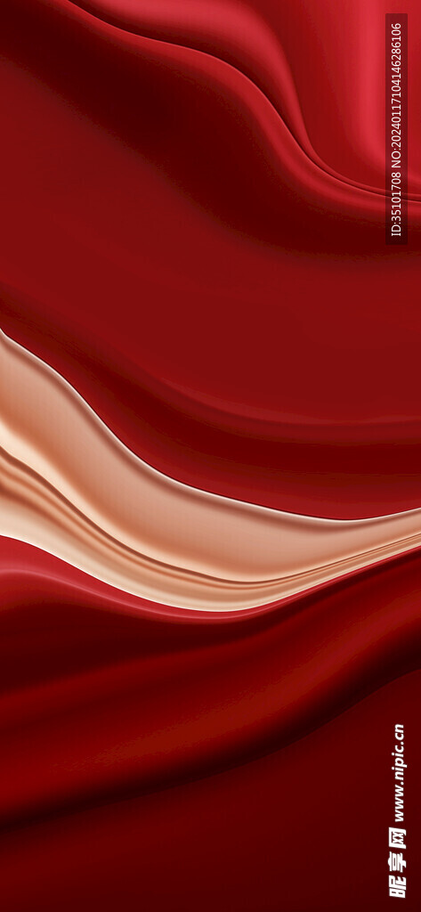 红色背景