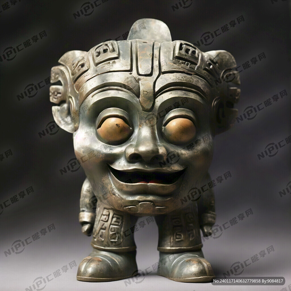 三星堆 青铜器 中医 卡通