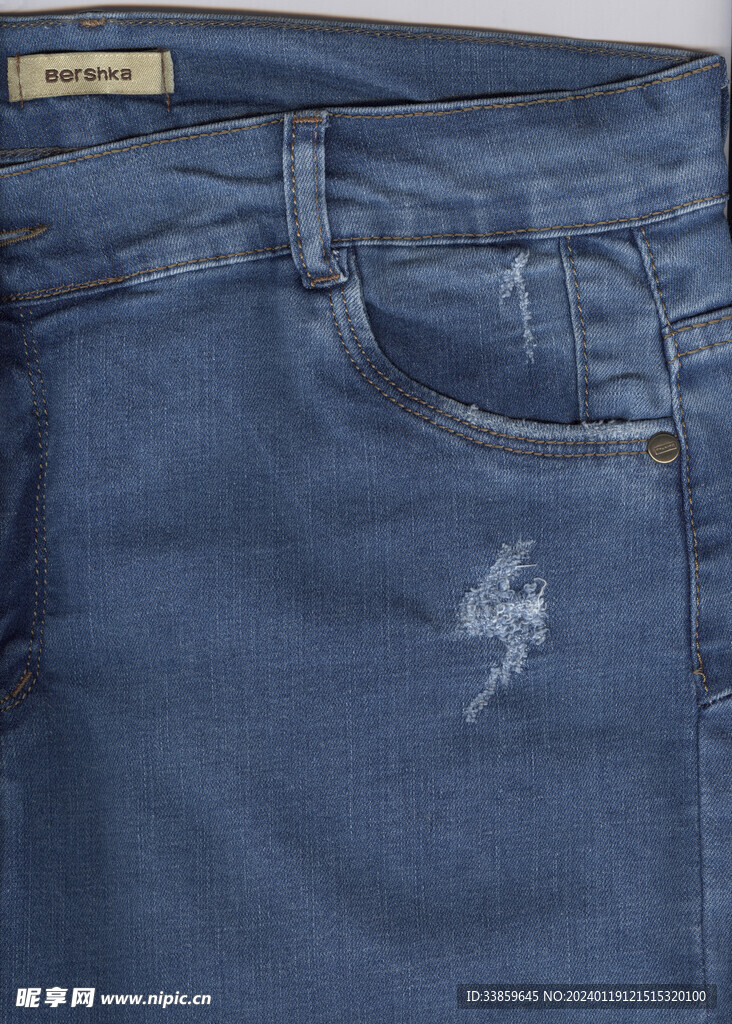 牛仔裤布料纹理素材