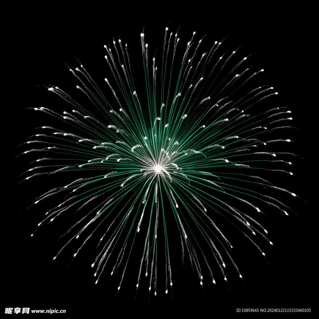 夜幕星空烟花素材