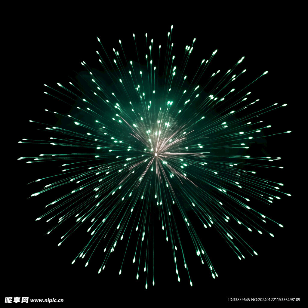 夜幕星空烟花素材