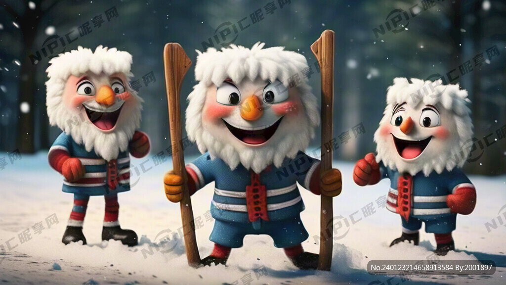 帮我生成一幅打雪仗的队牌