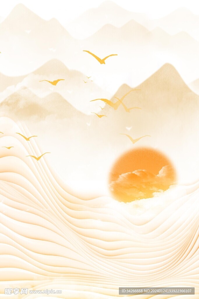 中国风水墨山水