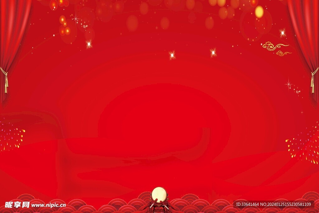 红色喜庆背景