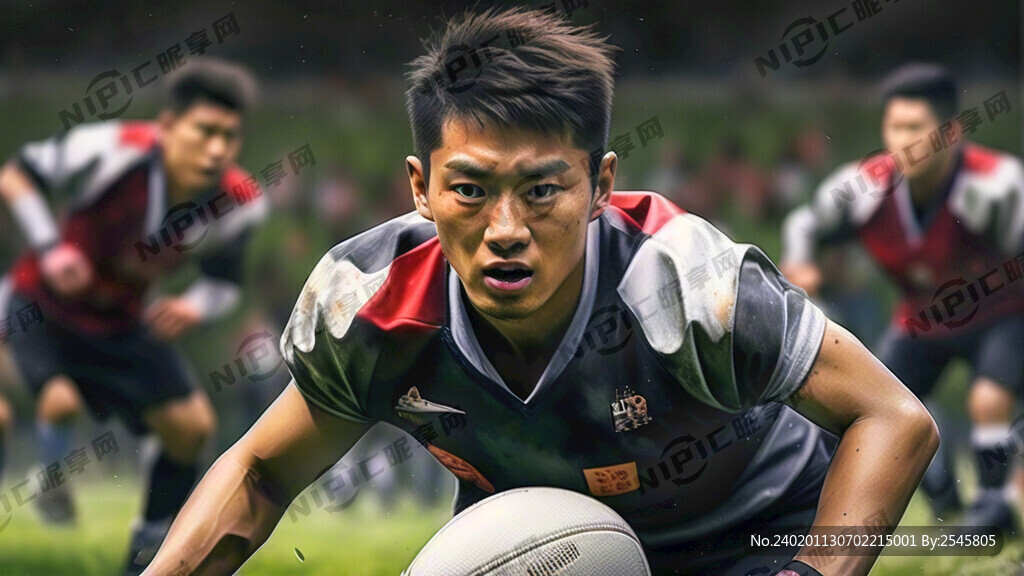 动感橄榄球 球员 球场 生动