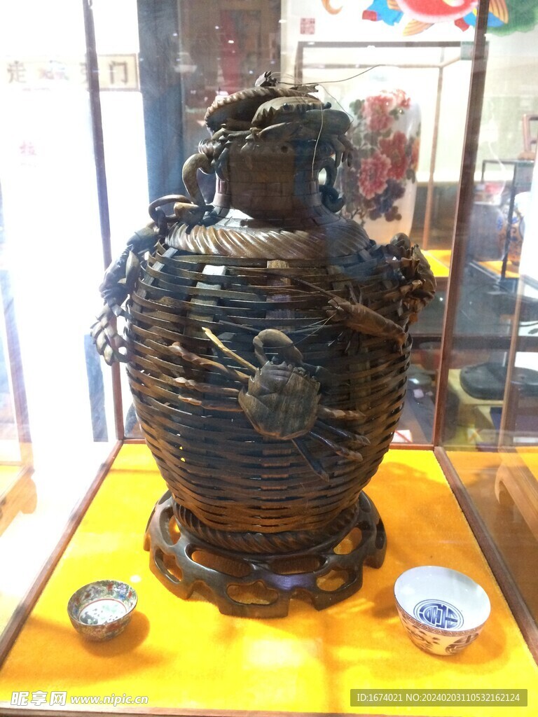 鱼篓工艺品