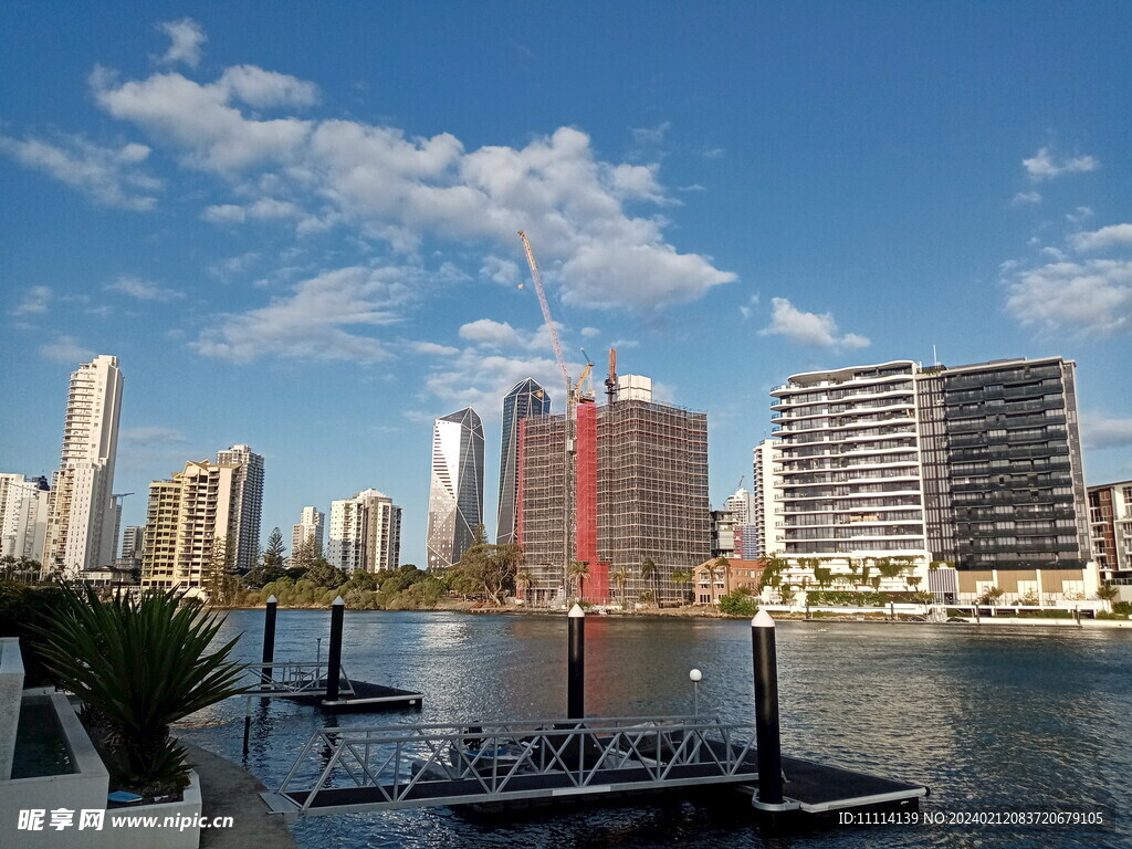 澳大利亚黄是金海岸城市风景
