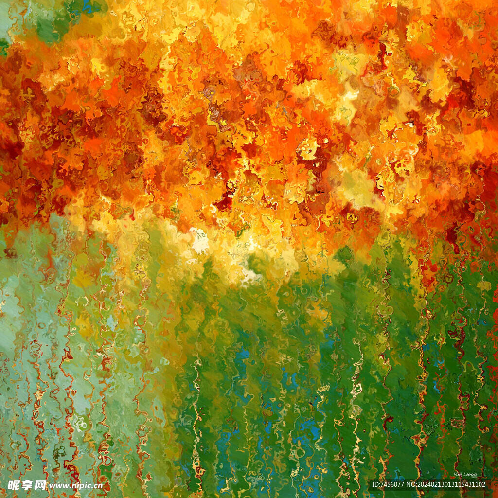 抽象水彩艺术挂画装饰画