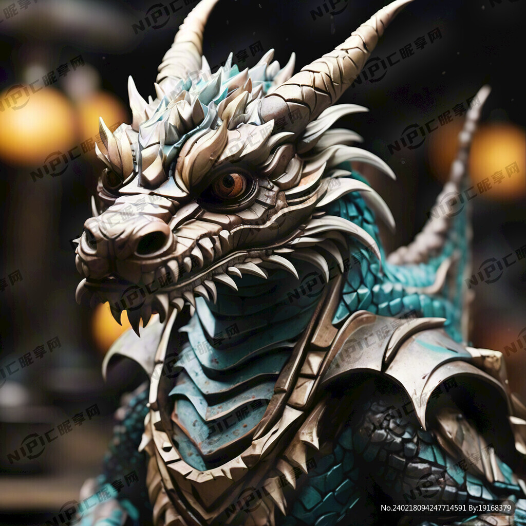 请帮我画一个龙造型组合的宸