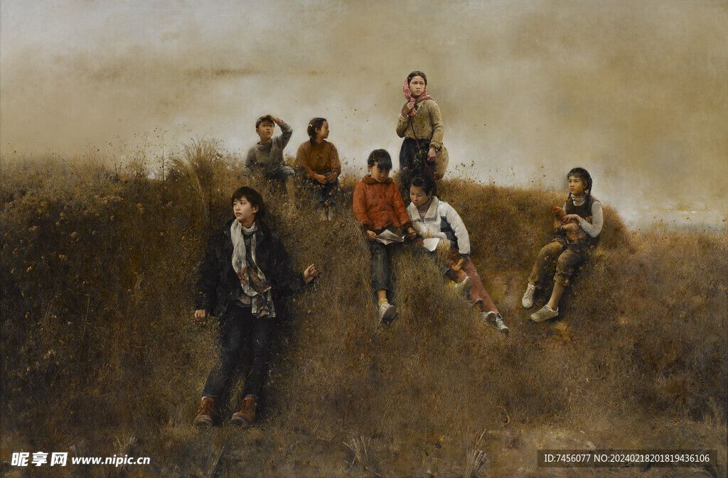  郭润文油画风景画-守望