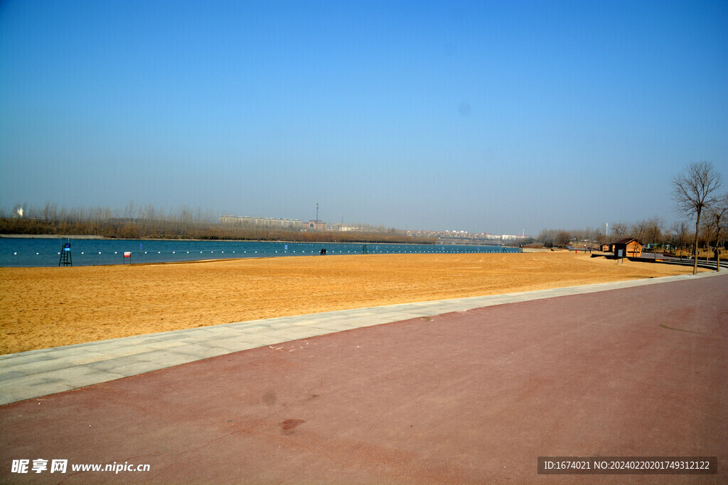 淇县淇河淇水河岸