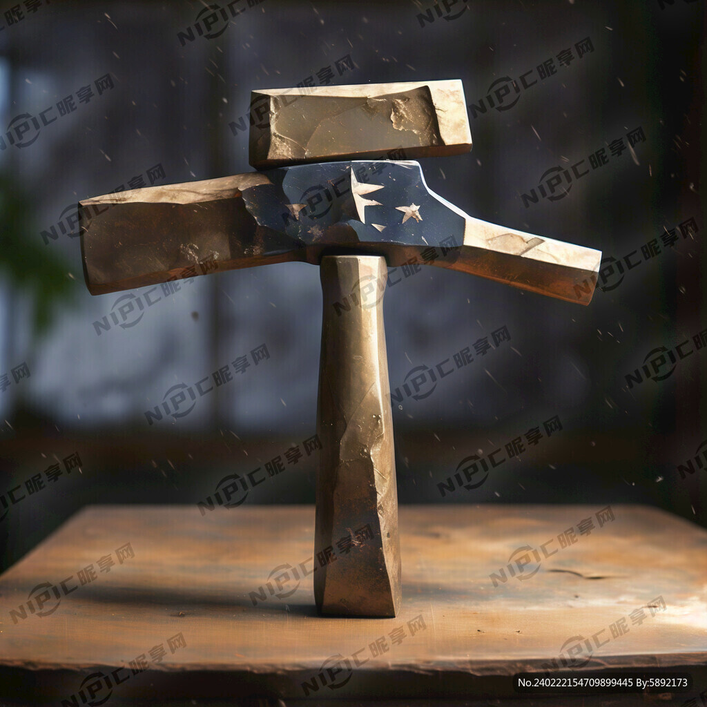 五一劳动节 抽象的锤子