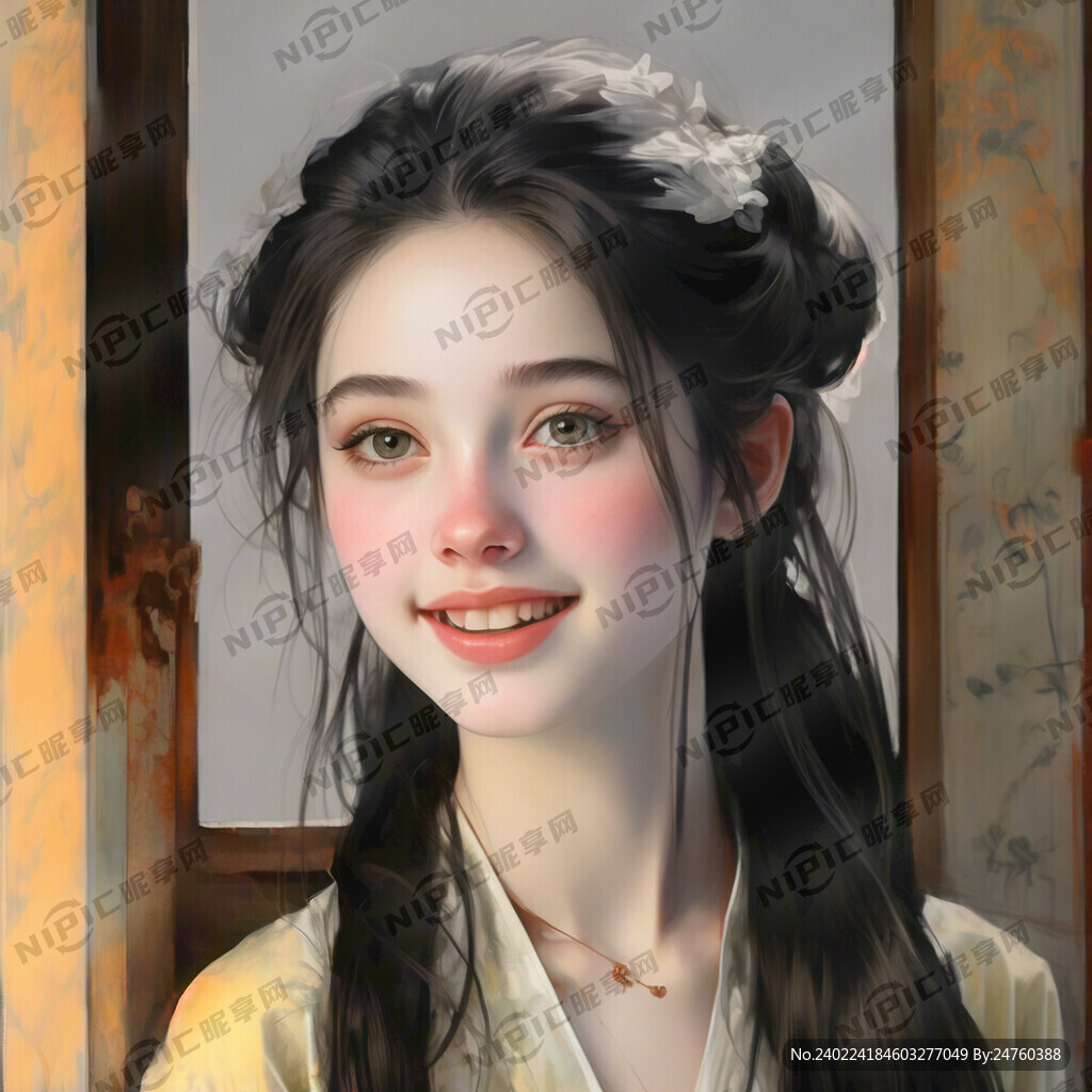 一个黄衣少女笑吟吟的站在门口