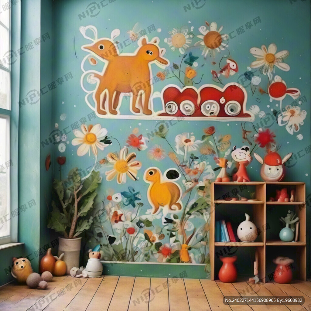 幼儿园文化墙背景