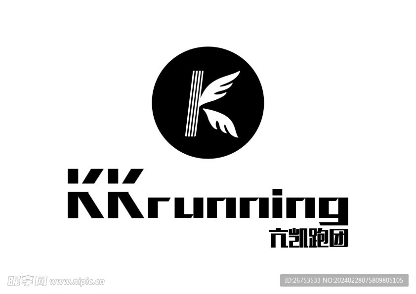 亢凯跑团 LOGO 标志