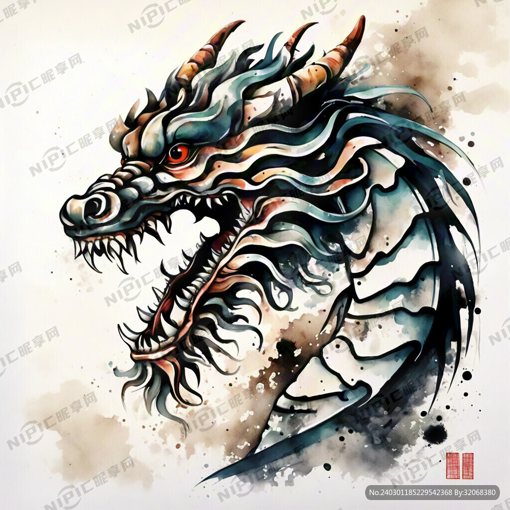 中国风龙 长龙 中国龙 龙年