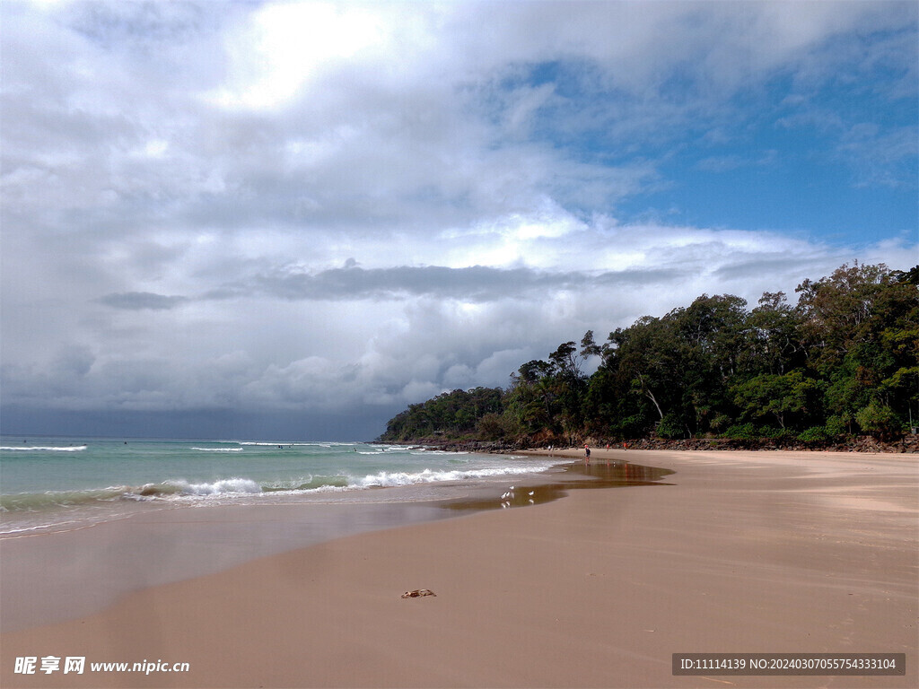 澳大利亚布里斯班海滨风景
