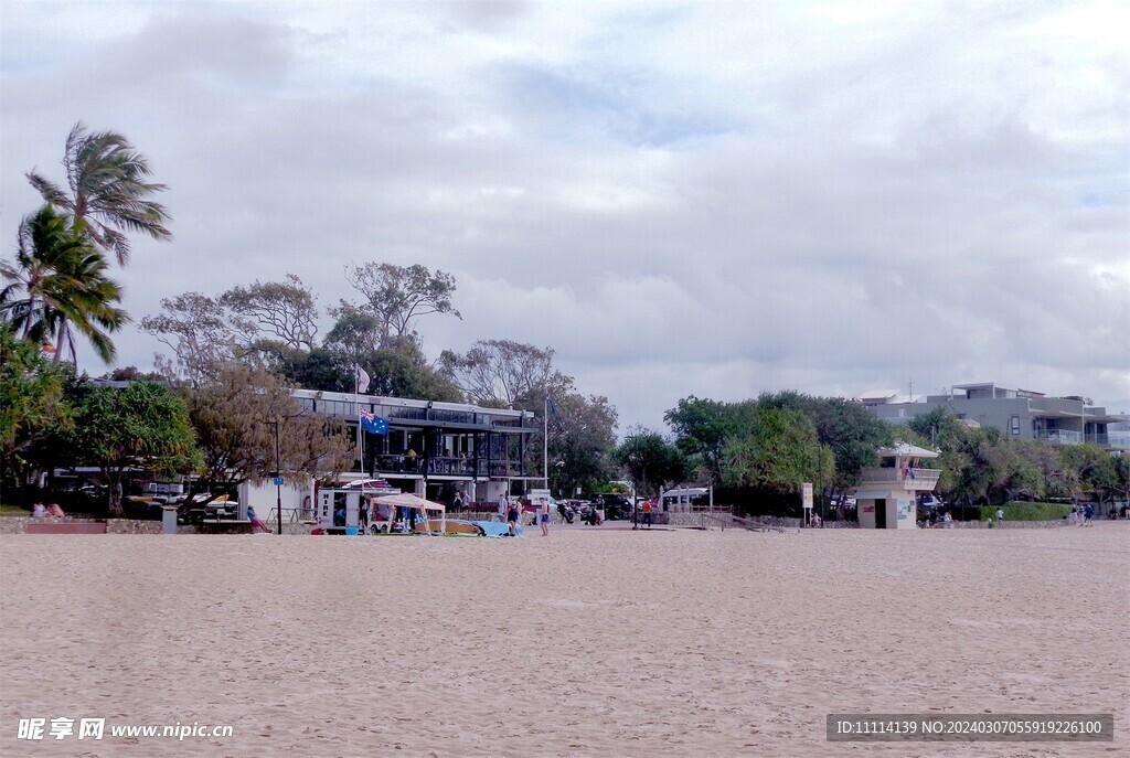 澳大利亚布里斯班海滨风景