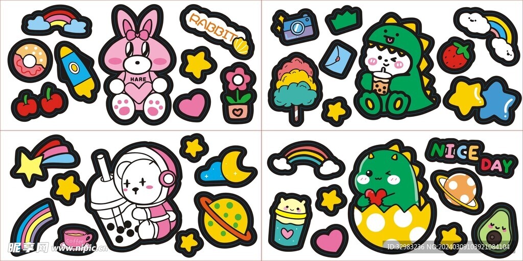 卡通贴纸