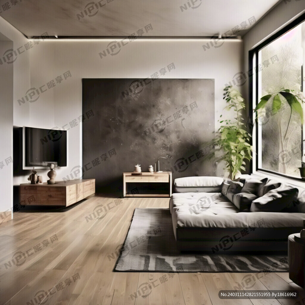 室内空间效果图 空间简约