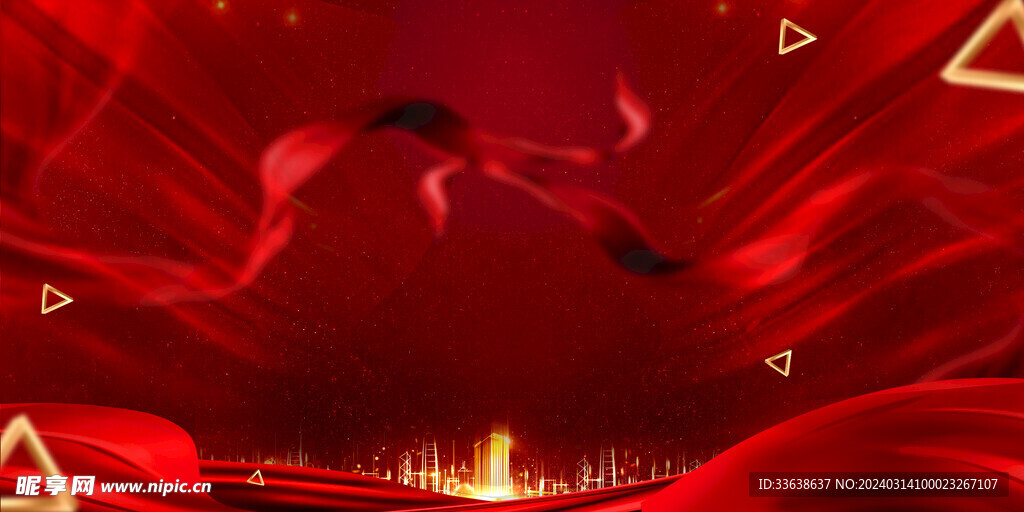 红色背景 