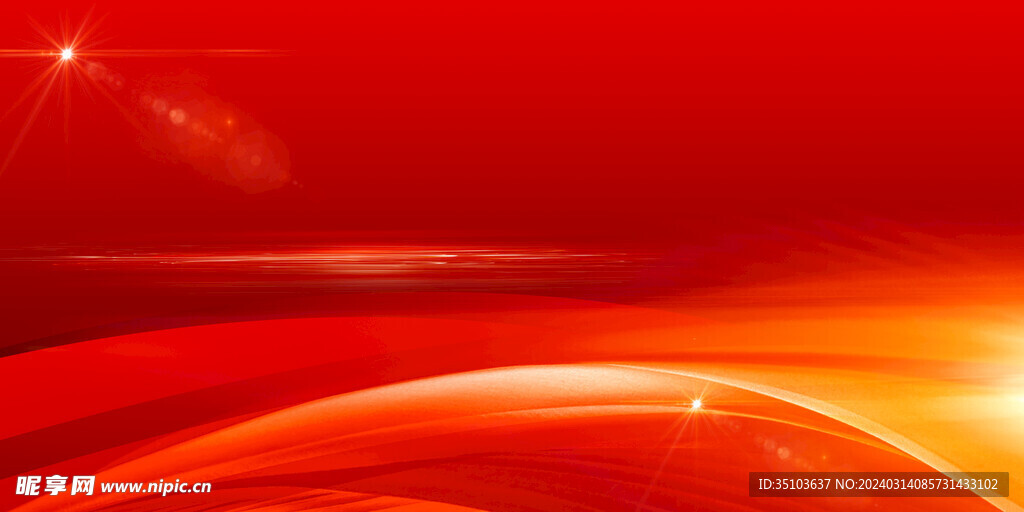 辉煌璀璨 红色背景