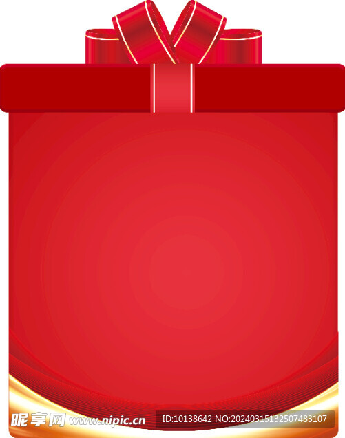 红色礼盒背景墙