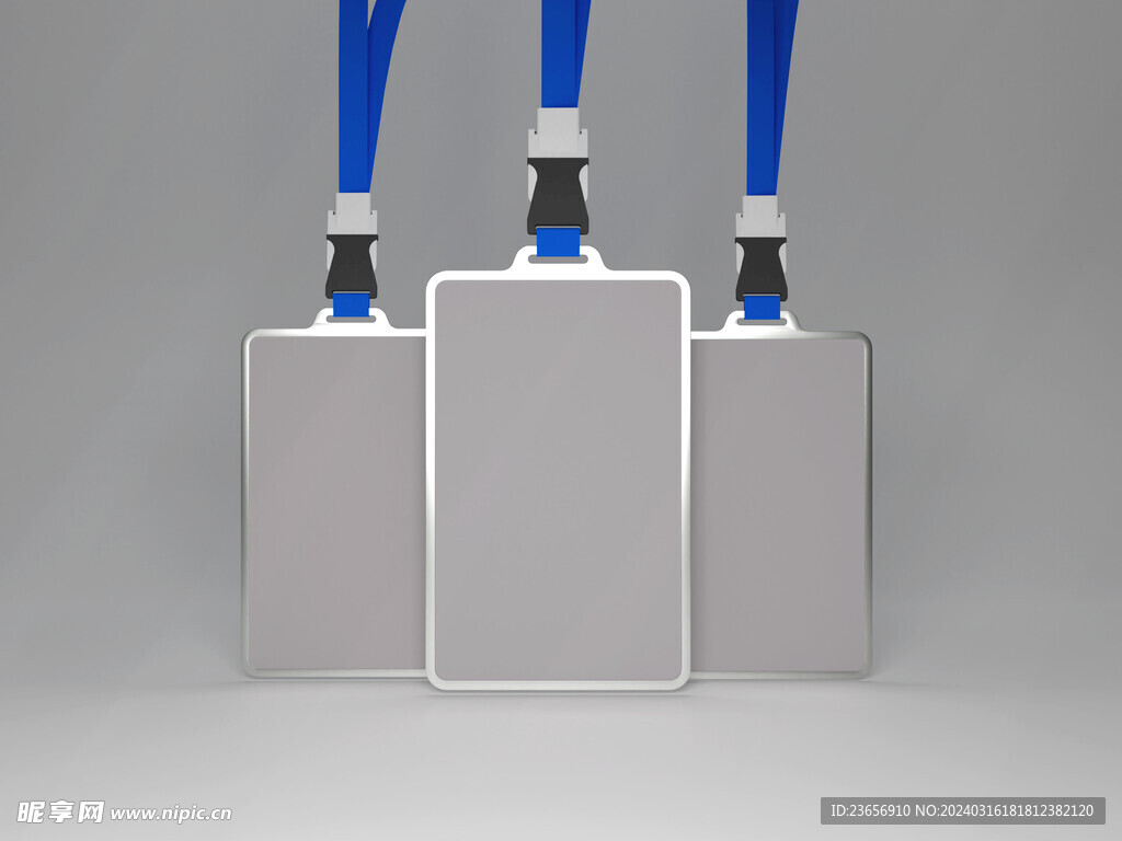 吊牌员工工作证件样机 