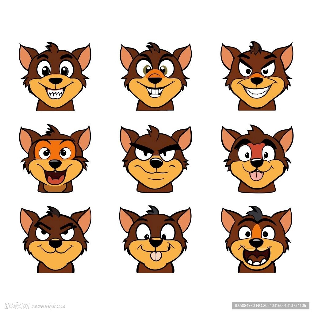 袋狼不同情绪状态的组合