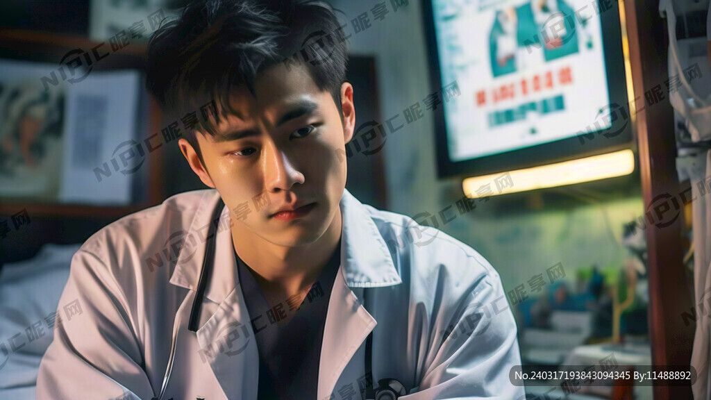 叶皓轩 一位年轻有为 靠在墙