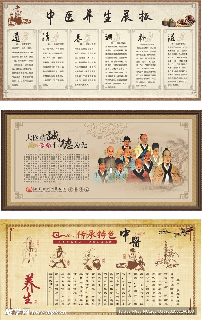 中医养生展板
