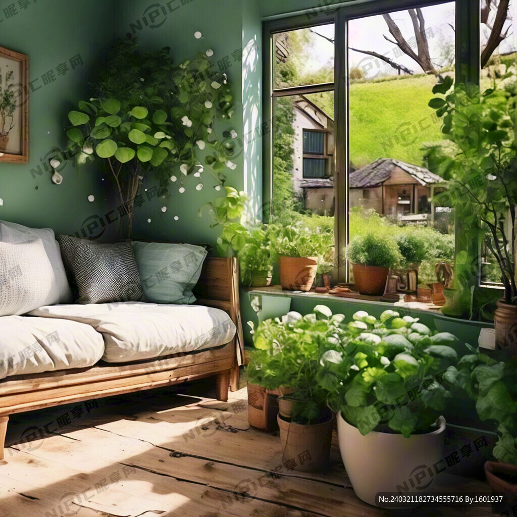 清新绿色的田园