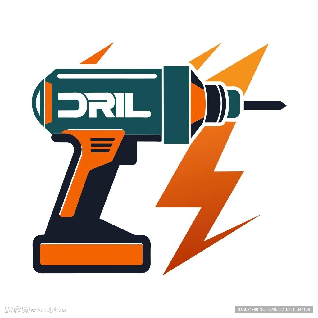 电钻 logo