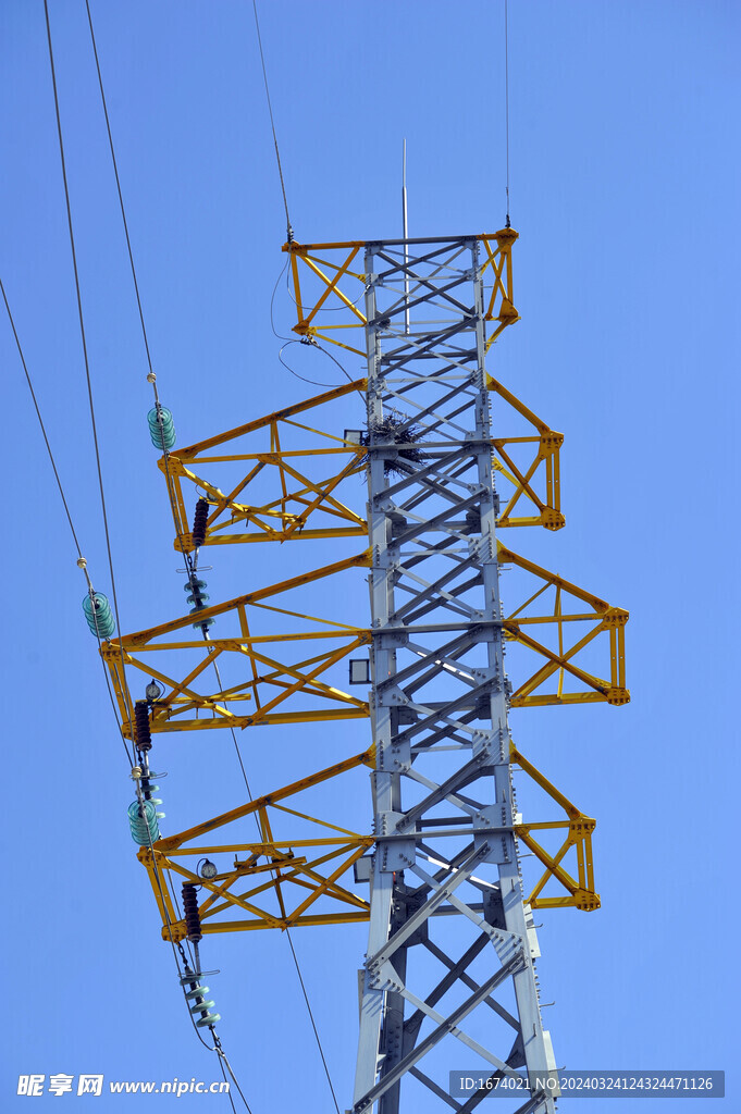 偏三角高压电线架