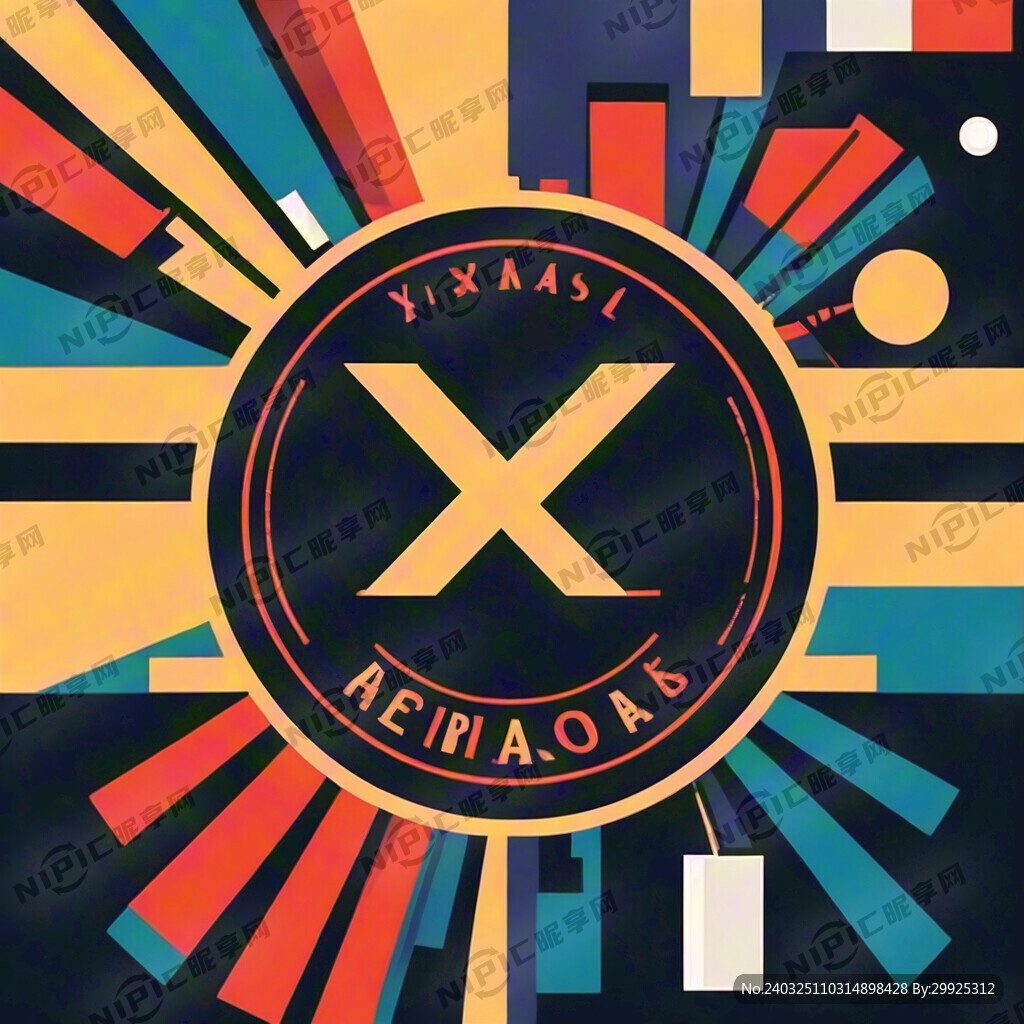 图文店 企业标识 含鑫字 抽象