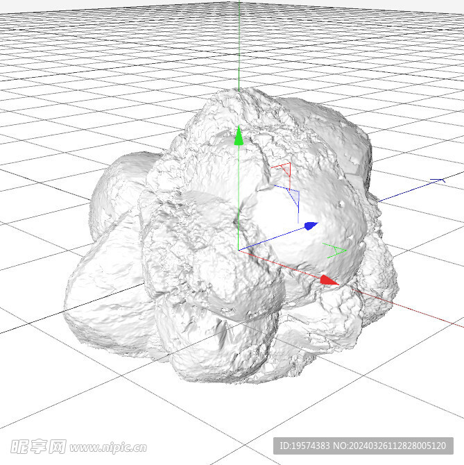 C4D模型 岩石  
