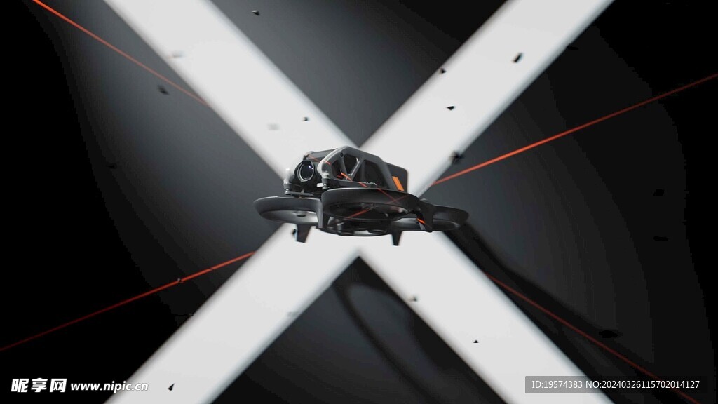 C4D模型 无人机
