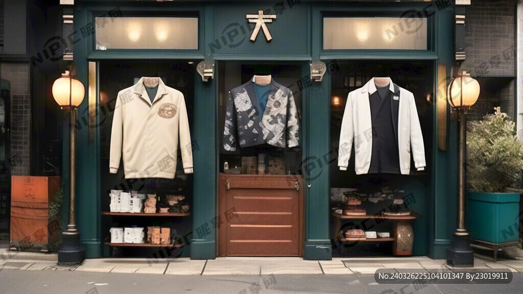 门面门头 卖中老年服饰 祥云