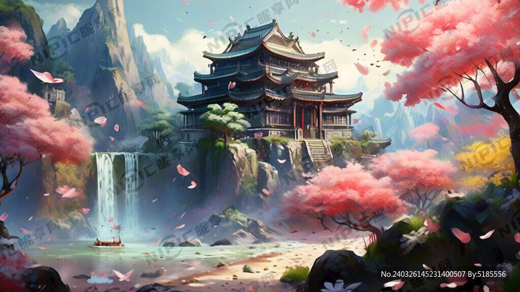 游戏梦幻唯美新中式风景 超高清