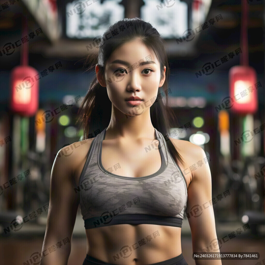 健身 女性 身材