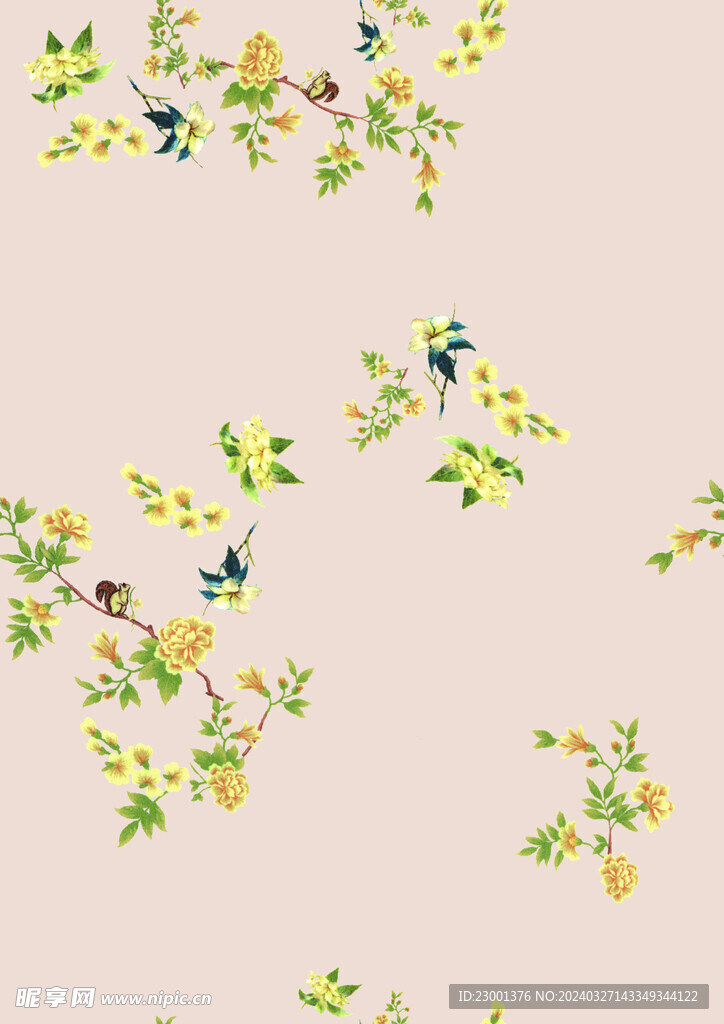 乱花   无缝   小碎花  